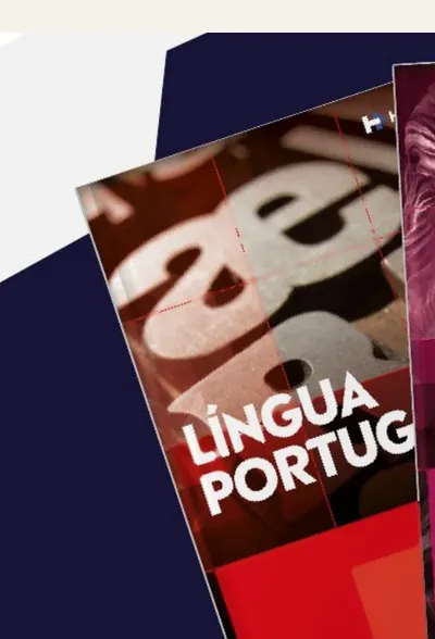 Capa do livro de Língua Portuguesa, da coleção Sapiens